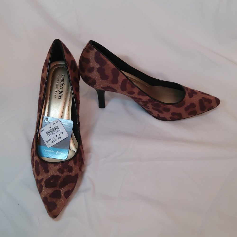 NEW!! PREDICTIONS Comfort+ NTW Cheetah Suede 7.5
